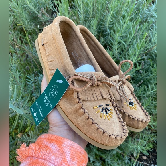 171-You Are Sole lovely 👟 New Laurentian Chief Beaded Moccasins - Picture 6 of 9